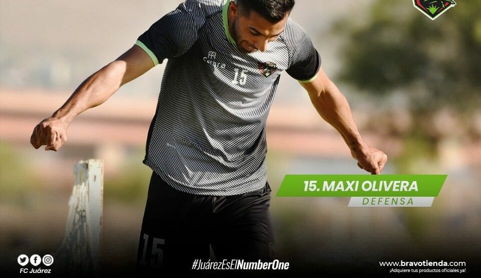 maxi olivera entrena en fc juarez