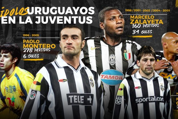 Infografía - Ídolos Uruguayos en la Juventus - Sitio Paco Casal