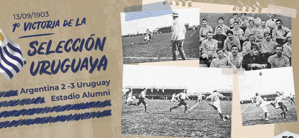 Primera victoria de la selección de fútbol de Uruguay - Wikipedia