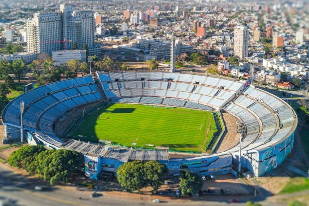 Estadio Centenario vista aérea